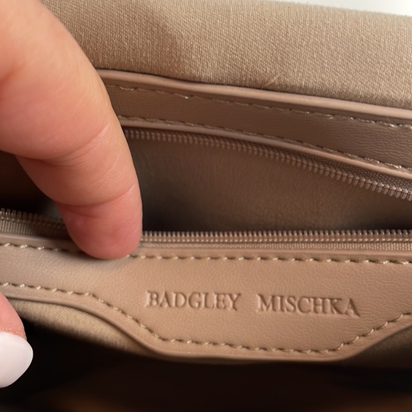 Badgley Mischka Metal Fringe Crossbody with Convertable Single-to-Double Strap - Picture 14 of 17